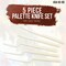 5-Piece Plastic Palette Knife Set for Acrylic Painting - Paint Spatula Tools for Oil, Canvas Art - Painting Knives for Mixing, Texturing - Pallet Knives for Art & Cake Decorating